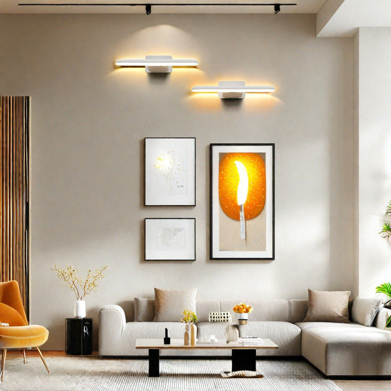 2 Pack LED Wall Light Cordless with Remote,3 Colour Temperature, Gold