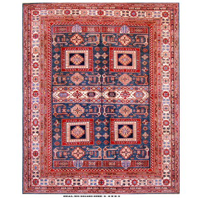 Hand-Knotted High-Quality Area Rug