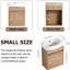Petit meuble-lavabo avec technologie Soft Clos