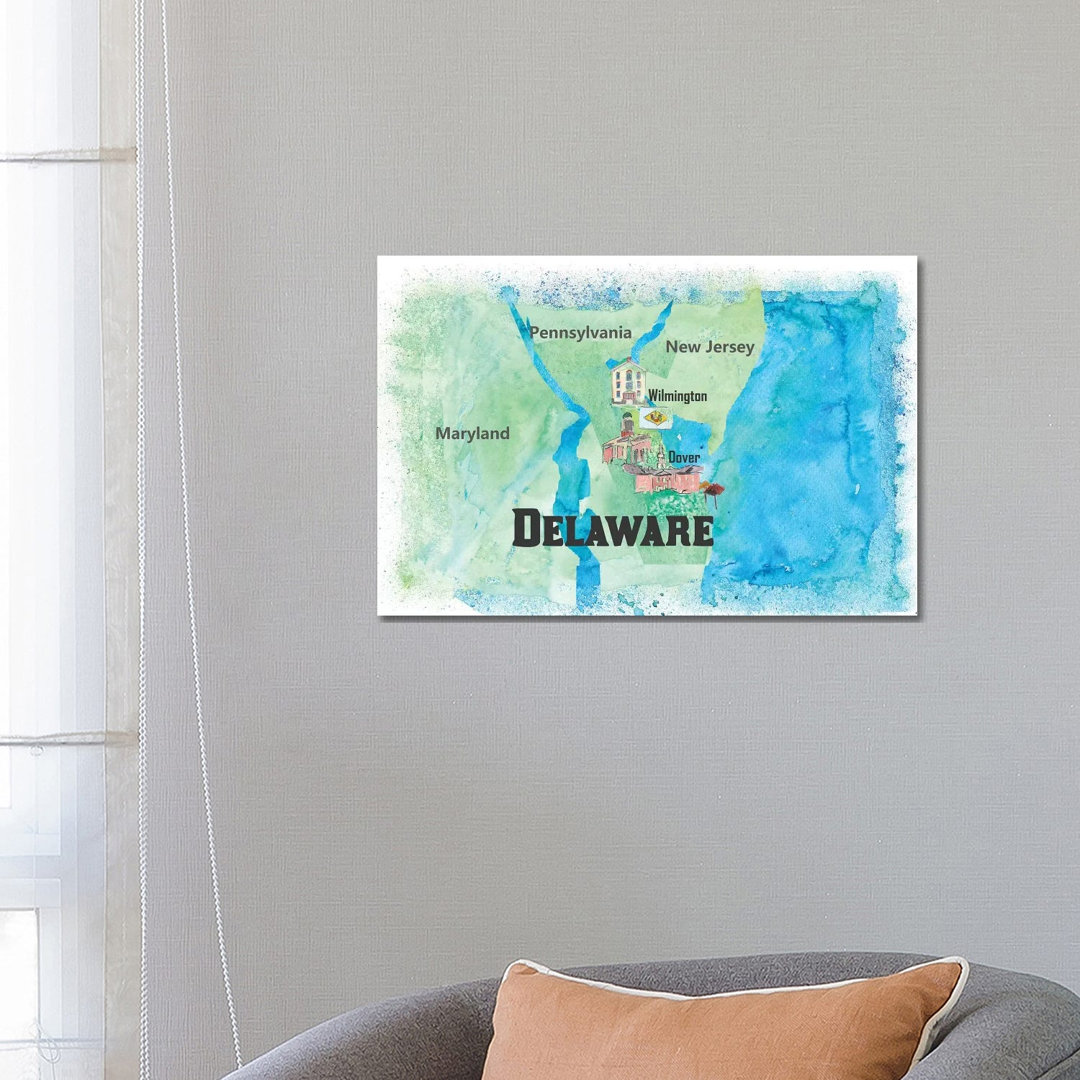 Delaware Travel by Markus & Martina Bleichner - Wrapped Canvas Print