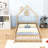 Full House-Shaped Bed With Fence-1509836906