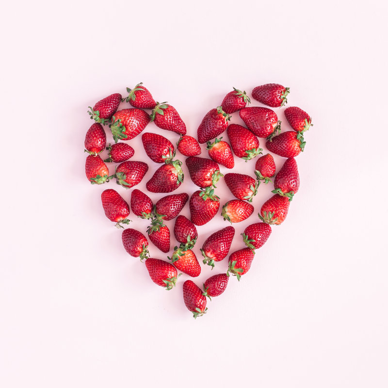 Strawberry - Wrapped Canvas Print, 122cm H x 122cm W x 3.8cm D