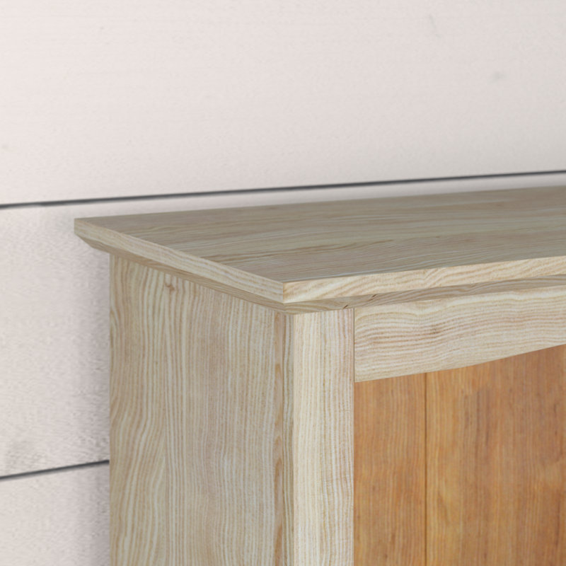 Aspatria Bookcase, (4 Shelves) 48" H x 32" W x 12" D, Unfinished