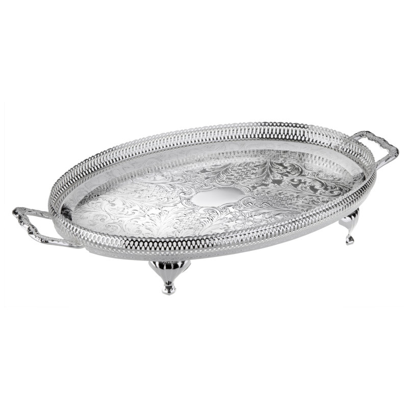 Queen Anne Silver Plated Tray