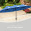 Parasol de patio à double face Outsunny, grand parasol de marché extérieur de 9,5 pi avec inclinaison à bouton-poussoir et manivelle, 3 bouches d'aération et 12 nervures pour le jardin, la terrasse, la piscine et le bleu marine-1580836840-1605889710