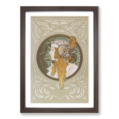 Byzantine by Alphonse Mucha - Framed Print