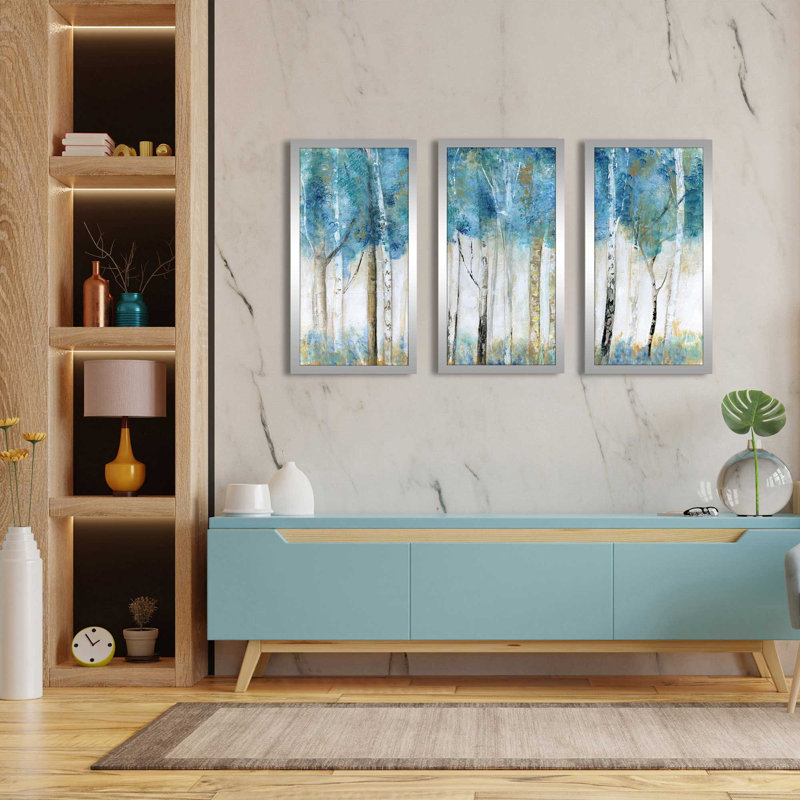" Magical Wood " 3 - Pieces, 25.5" H x 40.5" W x 1" D
