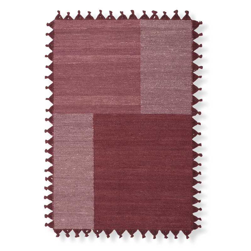 Tapis en jute Merlot, Rectangle 9 pi x 12 pi