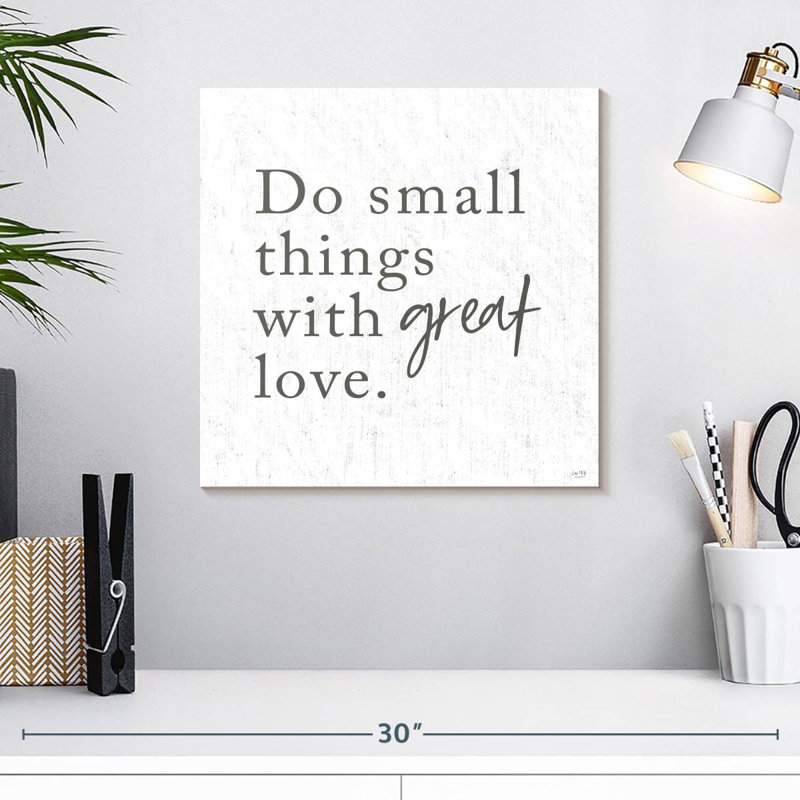 Tergel Do Small Things With Great Love