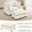 Canapé moderne avec repose-pieds et repose-pieds-2102502243