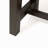 Outdoor Acacia Wood Patio Bench,Grey/Rustic Metal