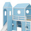 Lit mezzanine simple avec glissade et tour-434105515