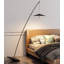 Luminaire de plancher diagonal avec abat-jour noir