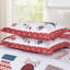 Ensemble de courtepointe de Noël légère en polyester 3 pièces 3 pièces-118011014