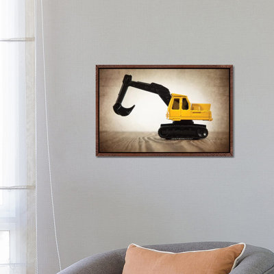 Excavator - Print on Canvas