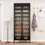 Armoire de rangement à chaussures en métal H 67 po avec 8 tablettes réglables-1391042157