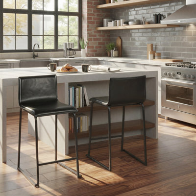 Middlebrook 26" Upholstered Counter Stools