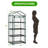 4-Tier Mini Greenhouse With PE Cover & Roll-Up Zipper Door-114486700