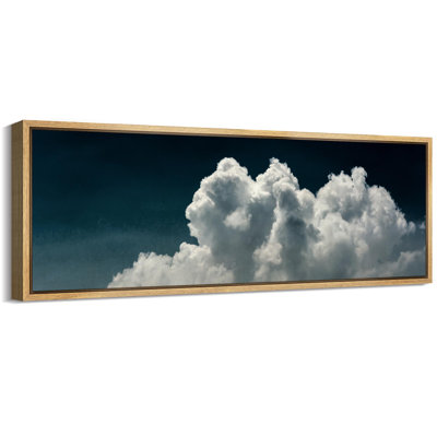 Clouds " Majestic Cumulus Clouds Antique Retro Fine Art Colourful Bedroom Extra Large Wall Decor "