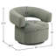 Fauteuil d'appoint pivotant rembourré Niya-89200375