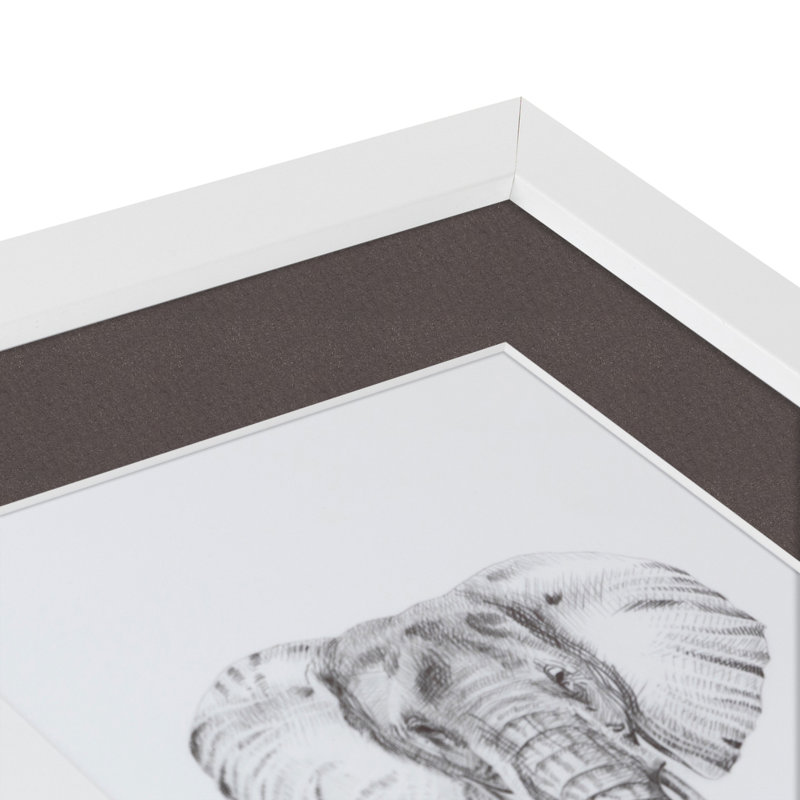 Matte Picture Frame, Chestnut