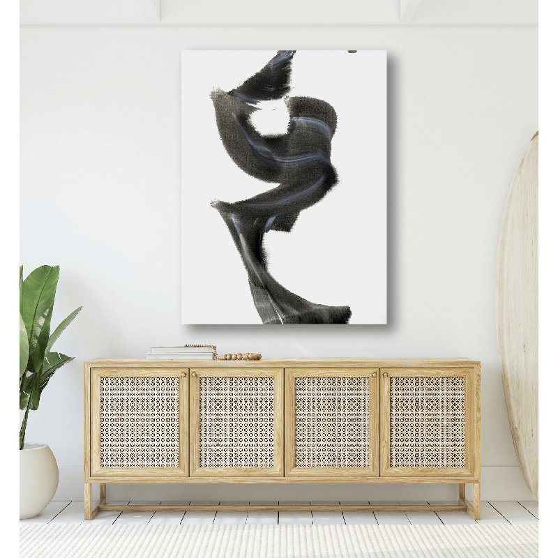 Silhouette I - Artist Enhanced Canvas Print, 24" H x 20" W x 1" D, Unframed Canvas