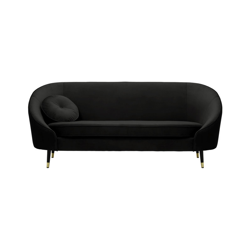 Glencoe Sofa, Black, 2, 86cm H x 182cm W x 95cm D