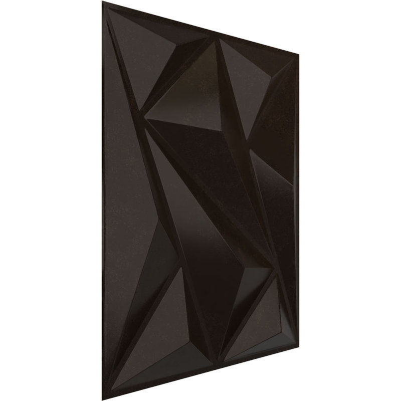 Panneau mural décoratif 3D EnduraWall Marquise l 19 5/8 po x H 19 5/8 po, brume métallique rustique universelle (couvre 2,67 pieds carrés)