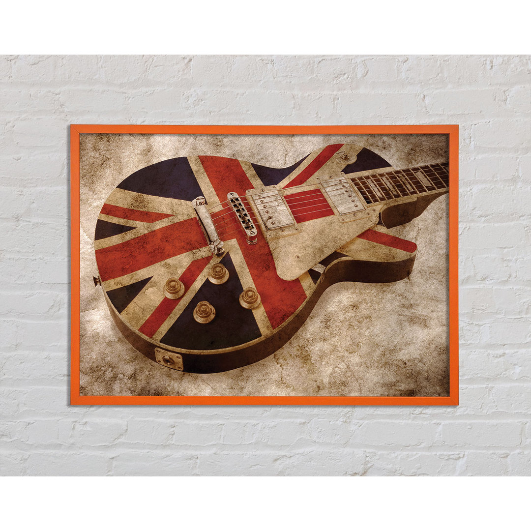 Britische Retro-Gitarre 2 - Druck