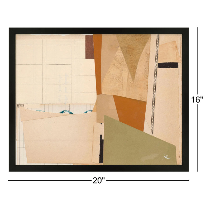 Impression sur cadre photo, Cadre noir, H 16 po x l 20 po x P 1,25 po