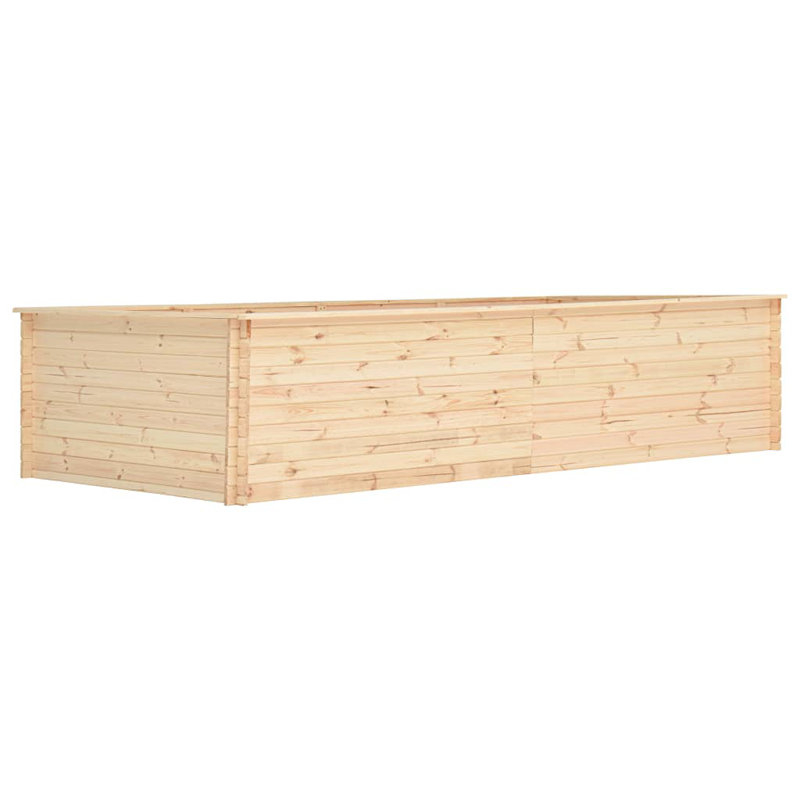 Lexi Wood Planter Box, 80.5cm H x 450cm W x 150cm D