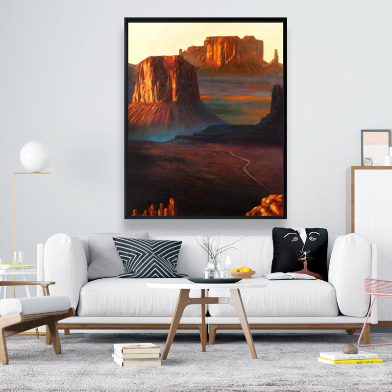 Monument Valley Tribal Park In Colorado Print On Canvas