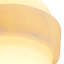 Wall Lamp Icarus Antique Brass Finish Alabaster