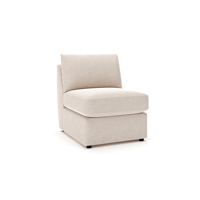 Chaise sans accoudoirs Halston, Sable Lena