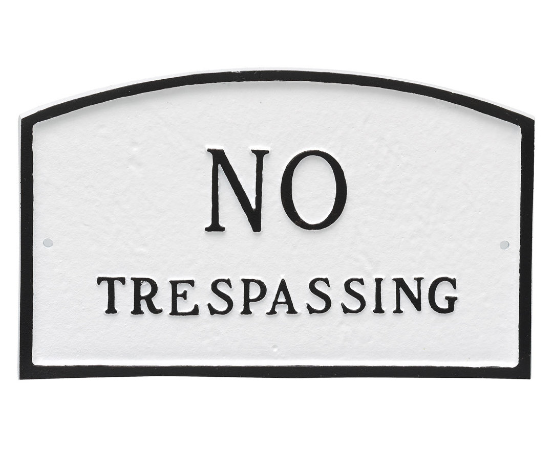 Weather Resistant Metal Garden Plaque Red Barrel Studio® 