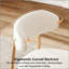 Chaise de salle à manger rembourrée Modern