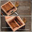 Latitude Run® 1ED7CF9A652E4EF29C37ED46E5B67B12 Cigar Humidor Box For 85 Counts, Front See-Through Design, Spanish Cedar Lining & Divider, Digital Hygrometer