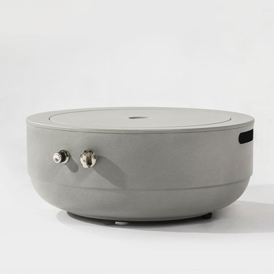 Propane Gas Fire Pit Bowl, 50000 BTU Round Steel Fire Pit for Patio and Backyard with Durable Finish