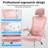Ergonomic Office Computer Chair with Headrest, High Back Mesh Desk Chair, Adjustable Lumbar Support, Swivel Rolling Chair with Armrests for Home Office-1768762523