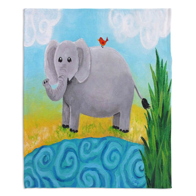 Couverture éléphant 