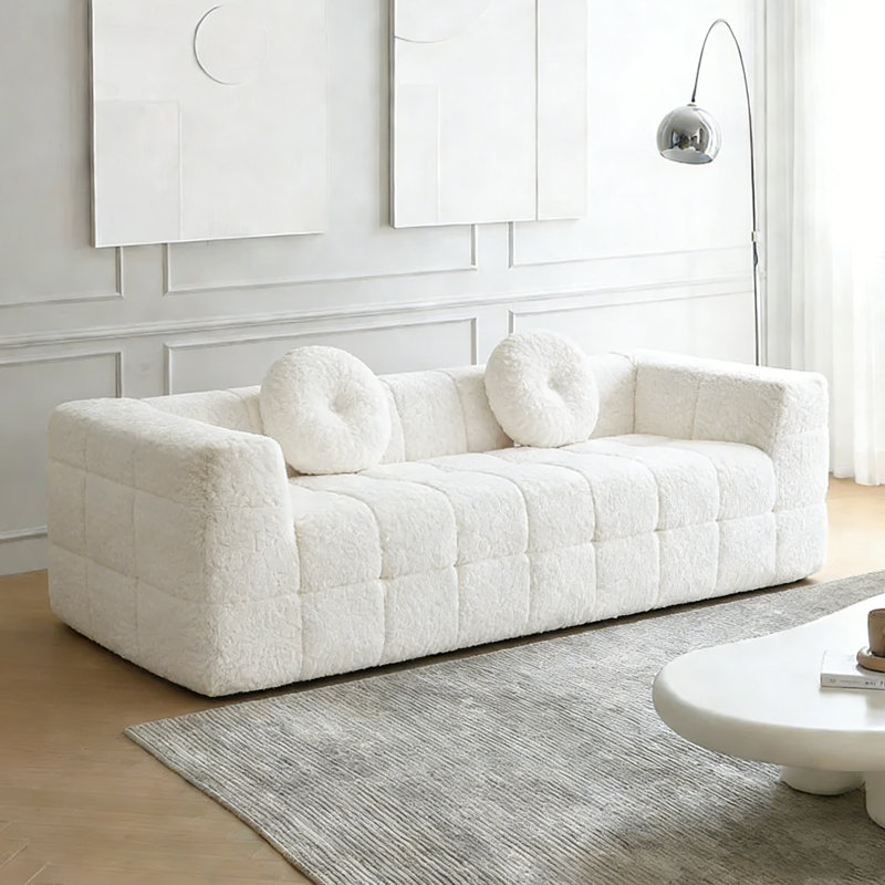 Canapé 84,6 po, Blanc