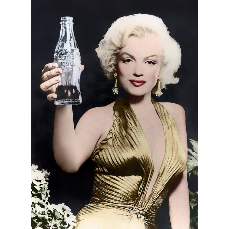 Marilyn Monroe pour Coca-Cola - photographie non encadrée, H 10 po x l 8 po