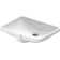 Me By Starck White Ceramic Rectangular Undermount Bathroom Sink with Overflow