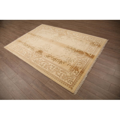 Sunhouse Wool Oriental Area Rug in Beige