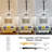 Acrylic Antler Chandelier Ceiling Light Fixtures, Clear Deer Antler Chandelier Lighting, Dimmable Deer Horn Pendant Light - Curved Antler & 29.9" Single Tier 9 Lights-1391619311