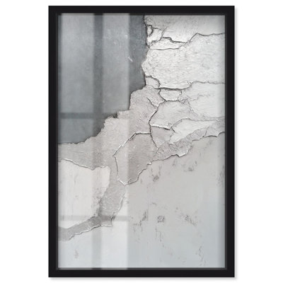 Chasm of Gray I Shadowbox Print Elegant Wall Decor by Art Remedy