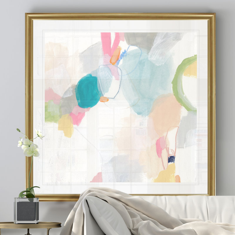«Candy Jack IV», reproduction d'art sur toile, Cadre doré, H 34,5 po x l 34,5 po x P 1,5 po