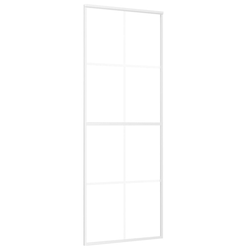 Isher Glass Sliding Door, 205cm H x 76cm W, White
