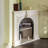French - style Corner Triangular Fireplace Decorative Cabinet-1433609255