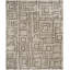 Tapis géométrique taupe / gris-23563004